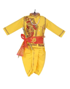 Ahhaaaa Kids Ethnic Krishna Dress Costume Wear For Boys