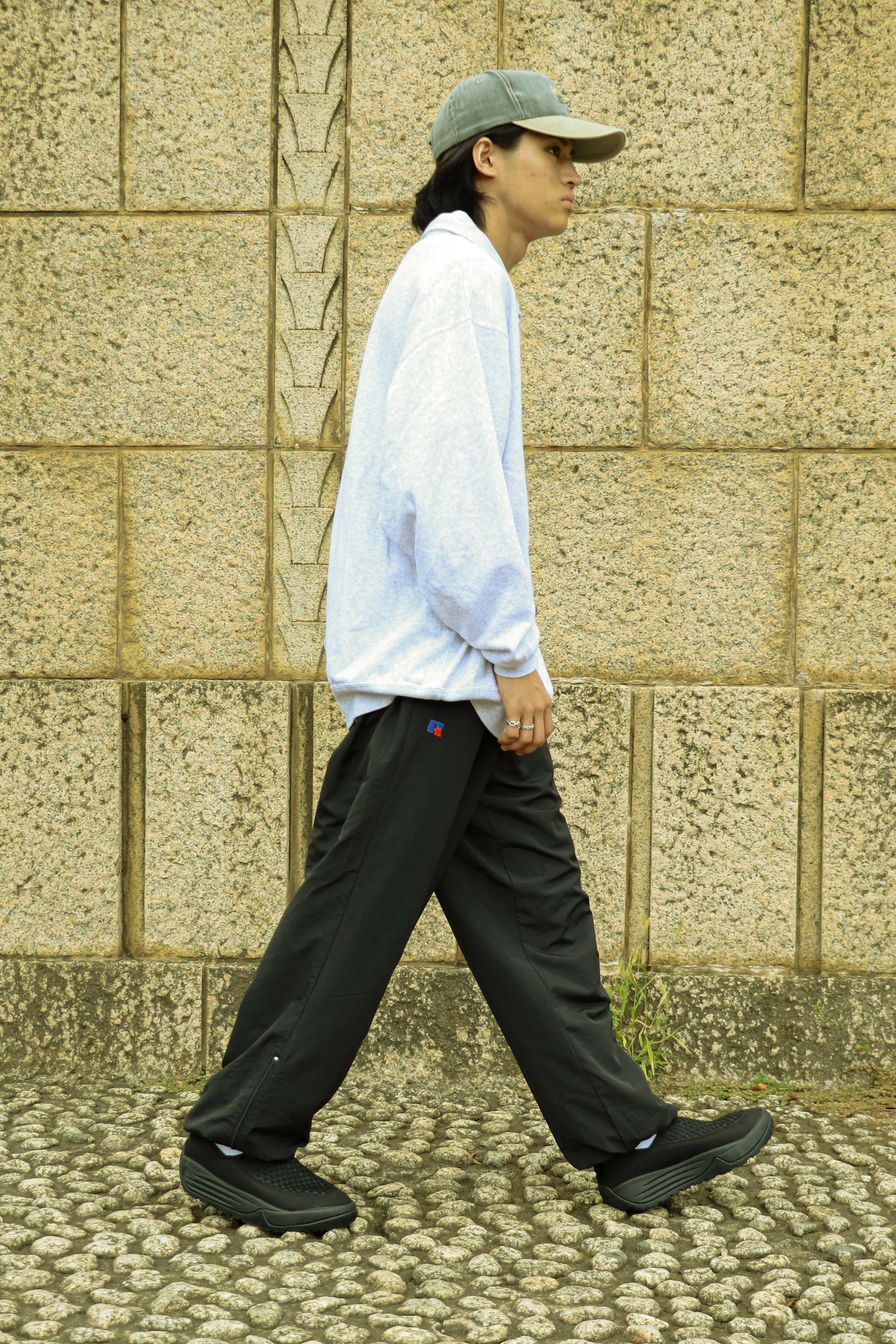 - online Limited -　Nylon Tussah Classic Training Pants 　＜RC-23012＞　BLACK