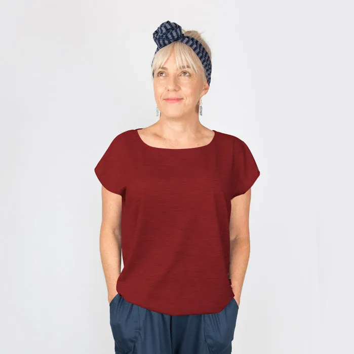 #140 Cap Sleeve Top 175gsm