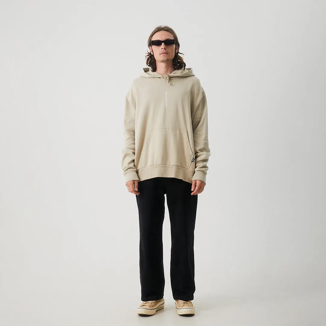 AFENDS Mens Luxury - Hoodie - Cement