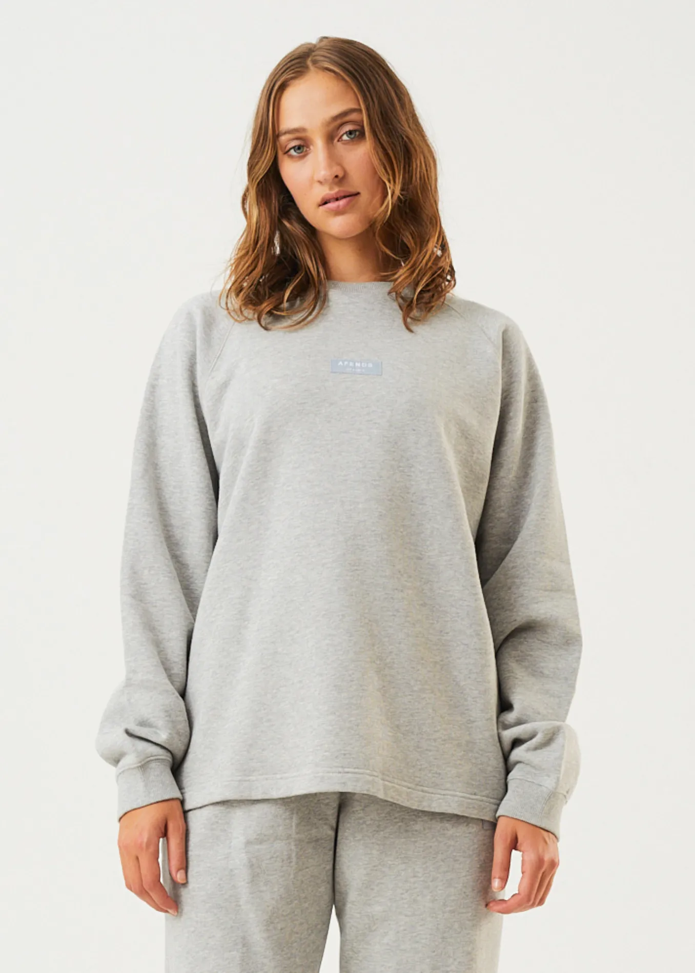 AFENDS Unisex Monopoly - Unisex Crew Neck Jumper - Grey Marle