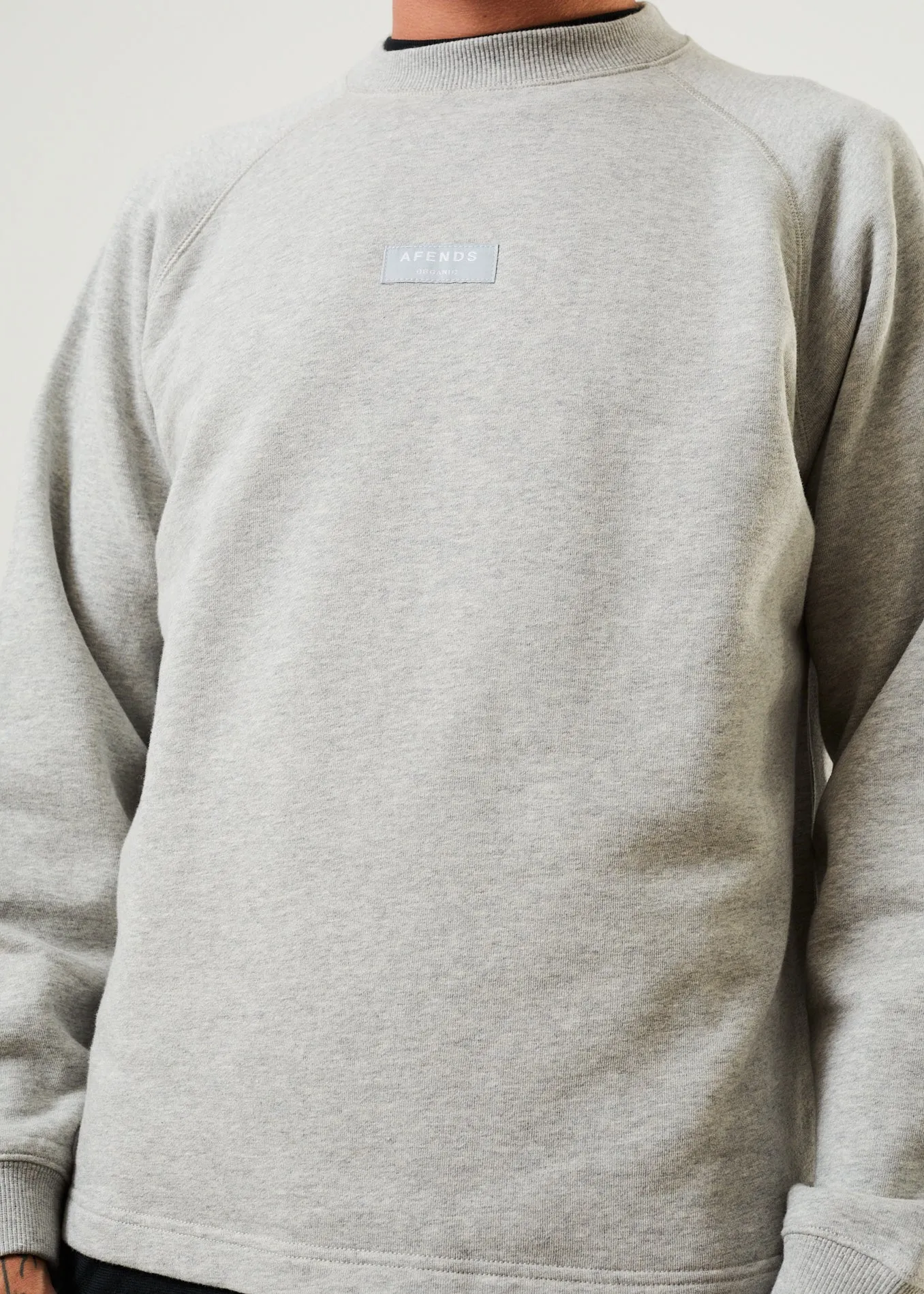 AFENDS Unisex Monopoly - Unisex Crew Neck Jumper - Grey Marle