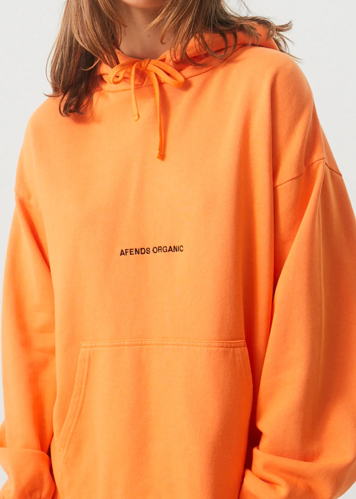 AFENDS Unisex Return - Unisex Oversized Hoodie - Papaya