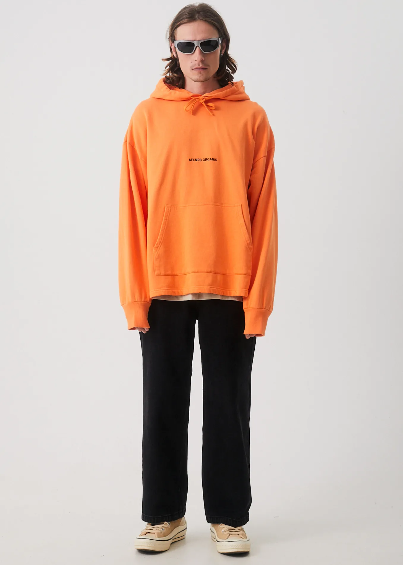 AFENDS Unisex Return - Unisex Oversized Hoodie - Papaya