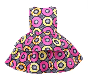 Afrikan Baby Girl Print Dress A14