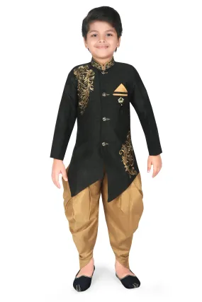 ahhaaaa Embroidered Indo-Western Sherwani for boys (450KZ)