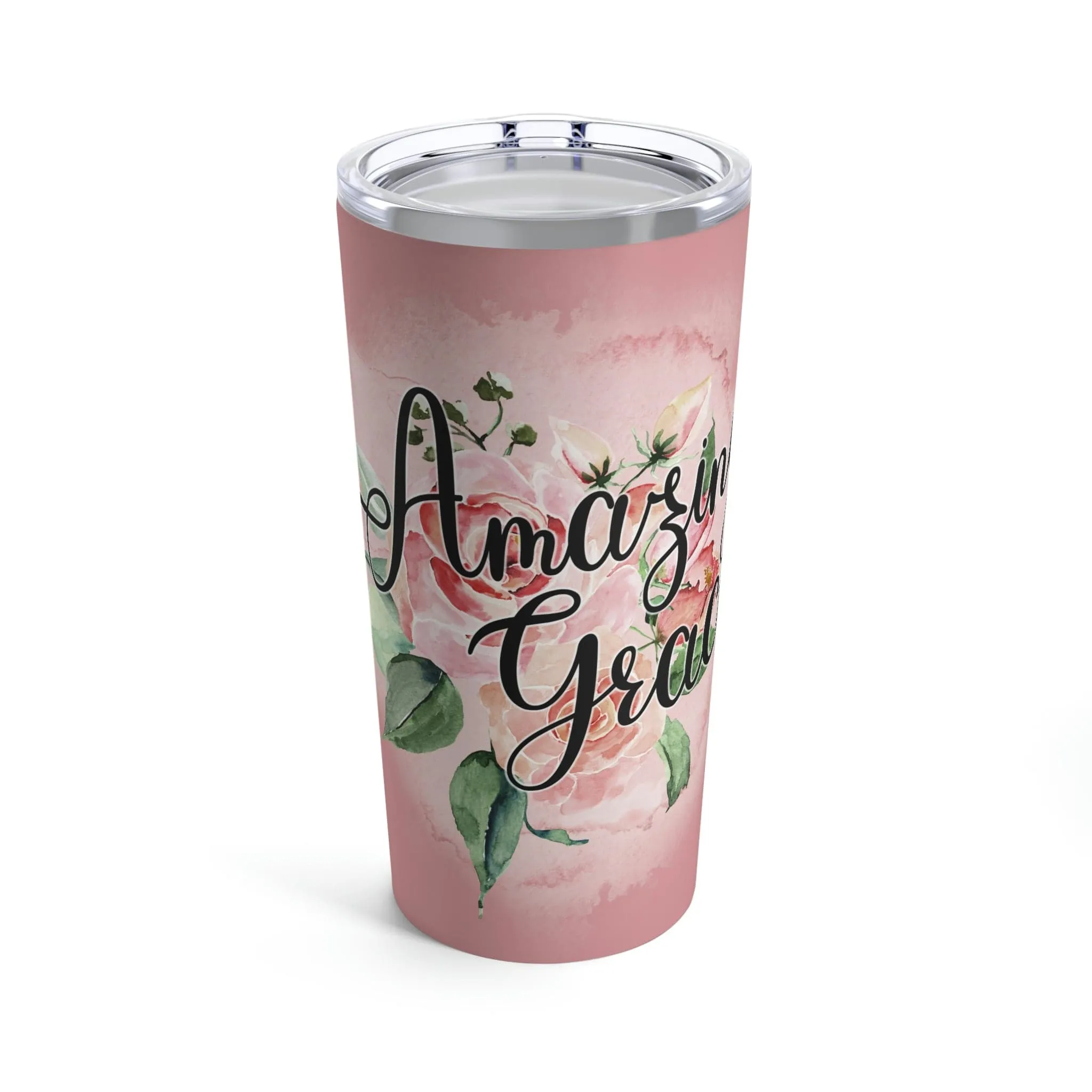 Amazing Grace Rose Tumbler 20oz