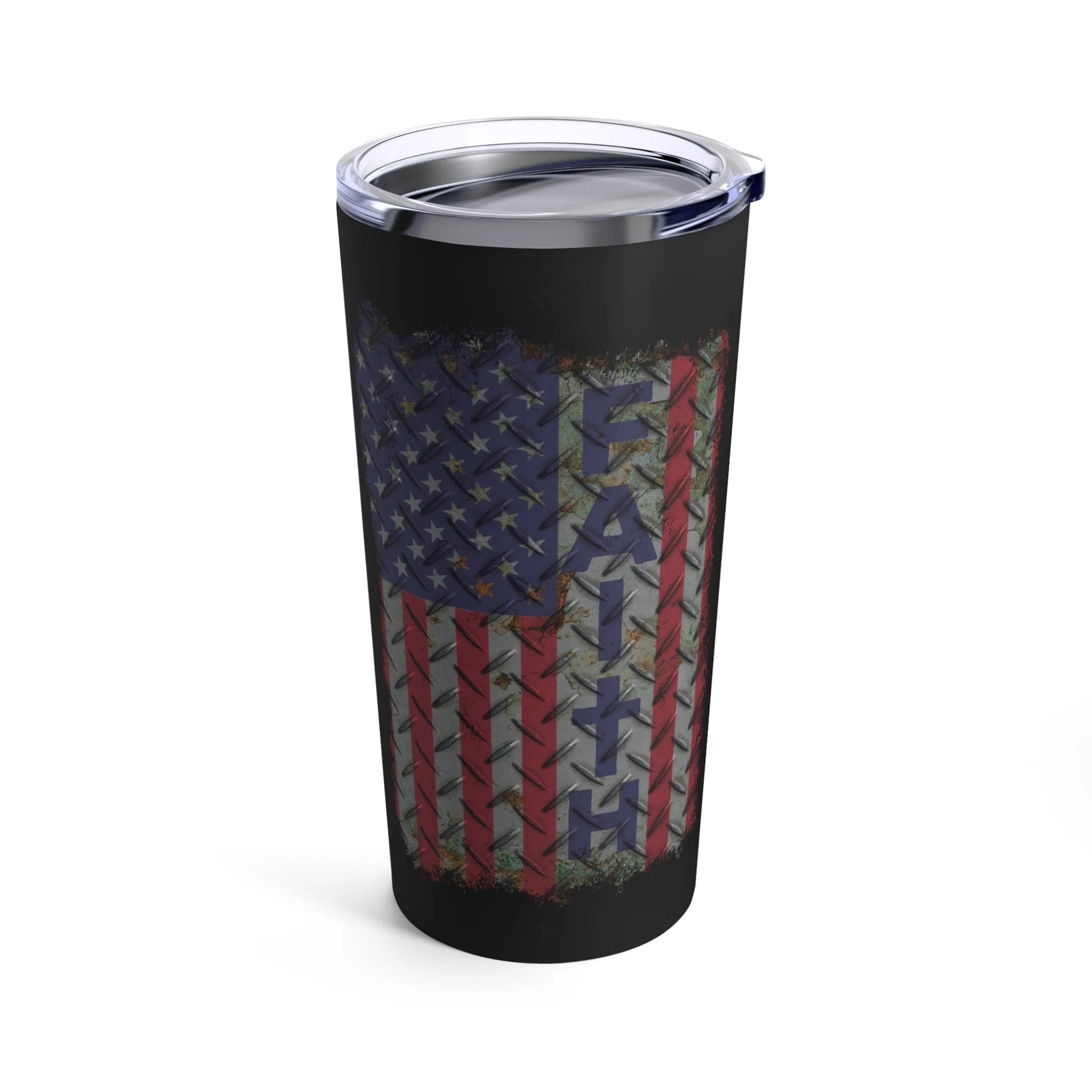 American Faith Metal Plate Tumbler 20oz