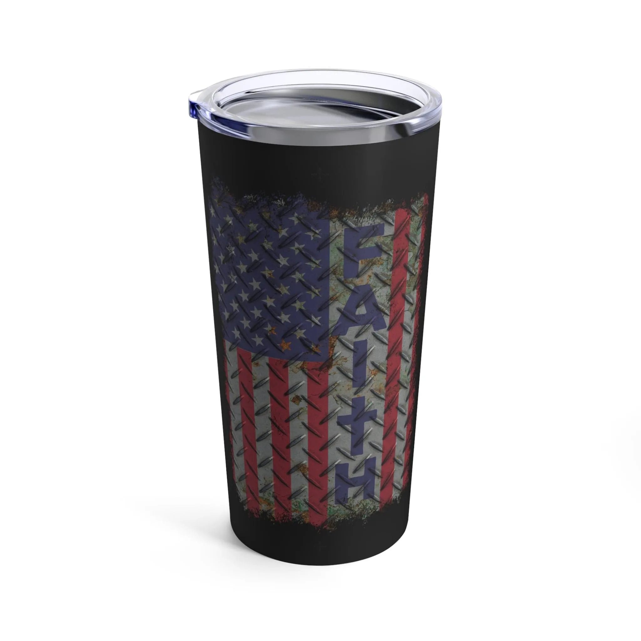 American Faith Metal Plate Tumbler 20oz