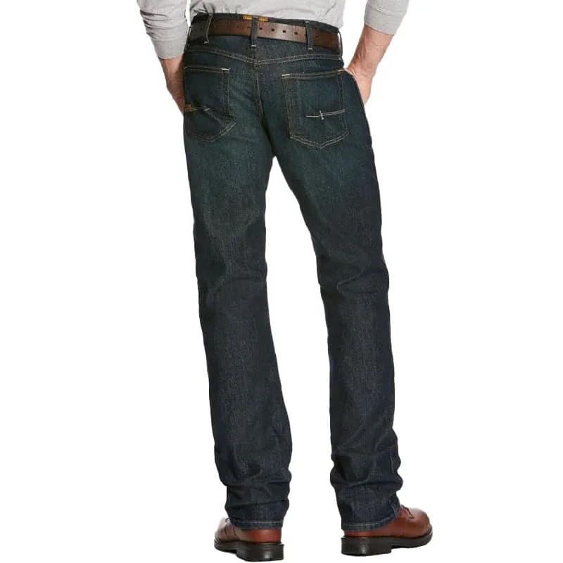 Ariat Men's Rebar Blackstone Straight Leg Jeans