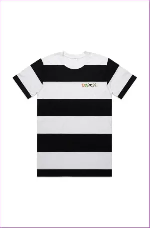 B.A.M.N - By Any Means Necessary Wide Stripe Tee