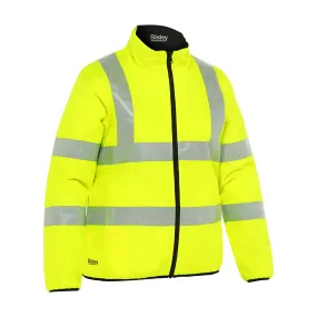 Bisley 333W6350H-YEL/L ANSI Type R Class 3 Women's Contoured Reversible Puffer Jacket