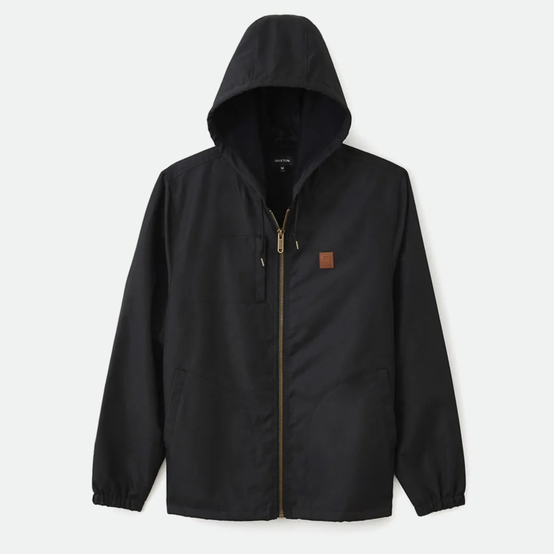 BRIXTON CLAXTON BETA ZIP HOOD JACKET BLACK