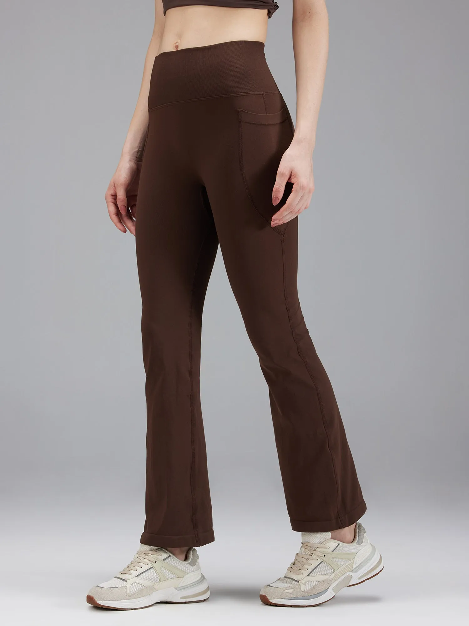 Brown Sculpt 2.0 Flare Leggings