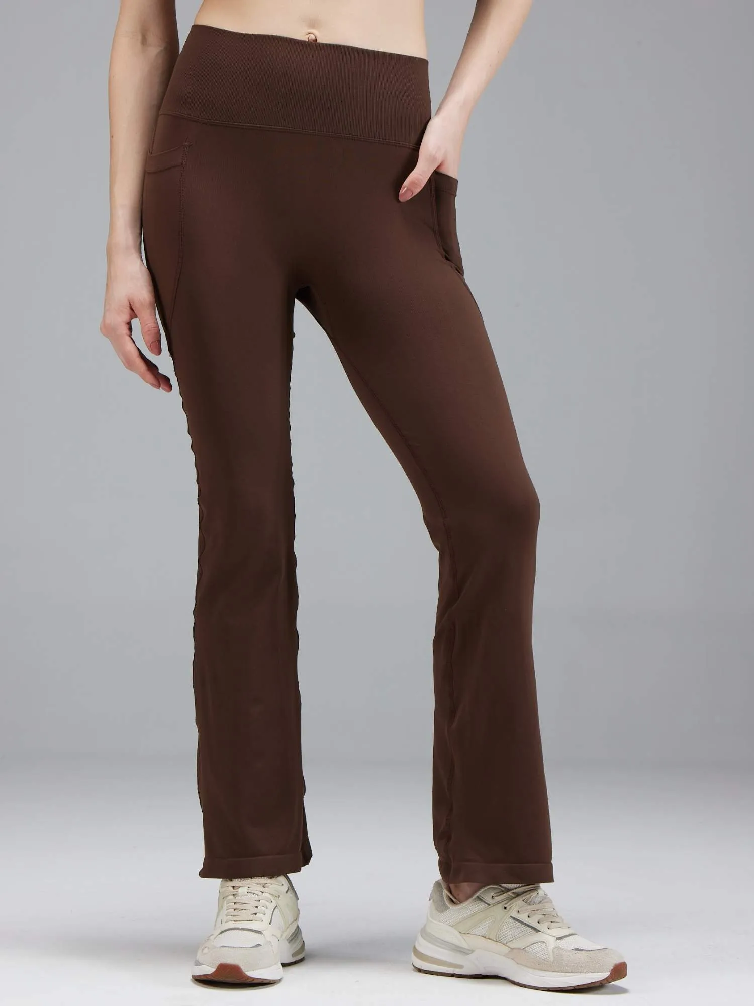 Brown Sculpt 2.0 Flare Leggings