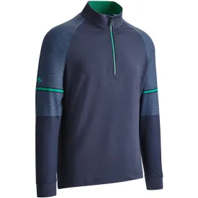 Callaway Textured 1/4 Zip Chillout Pullover - Peacoat