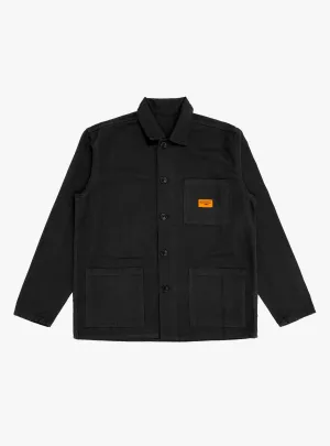 Canvas Coverall Jacket Black