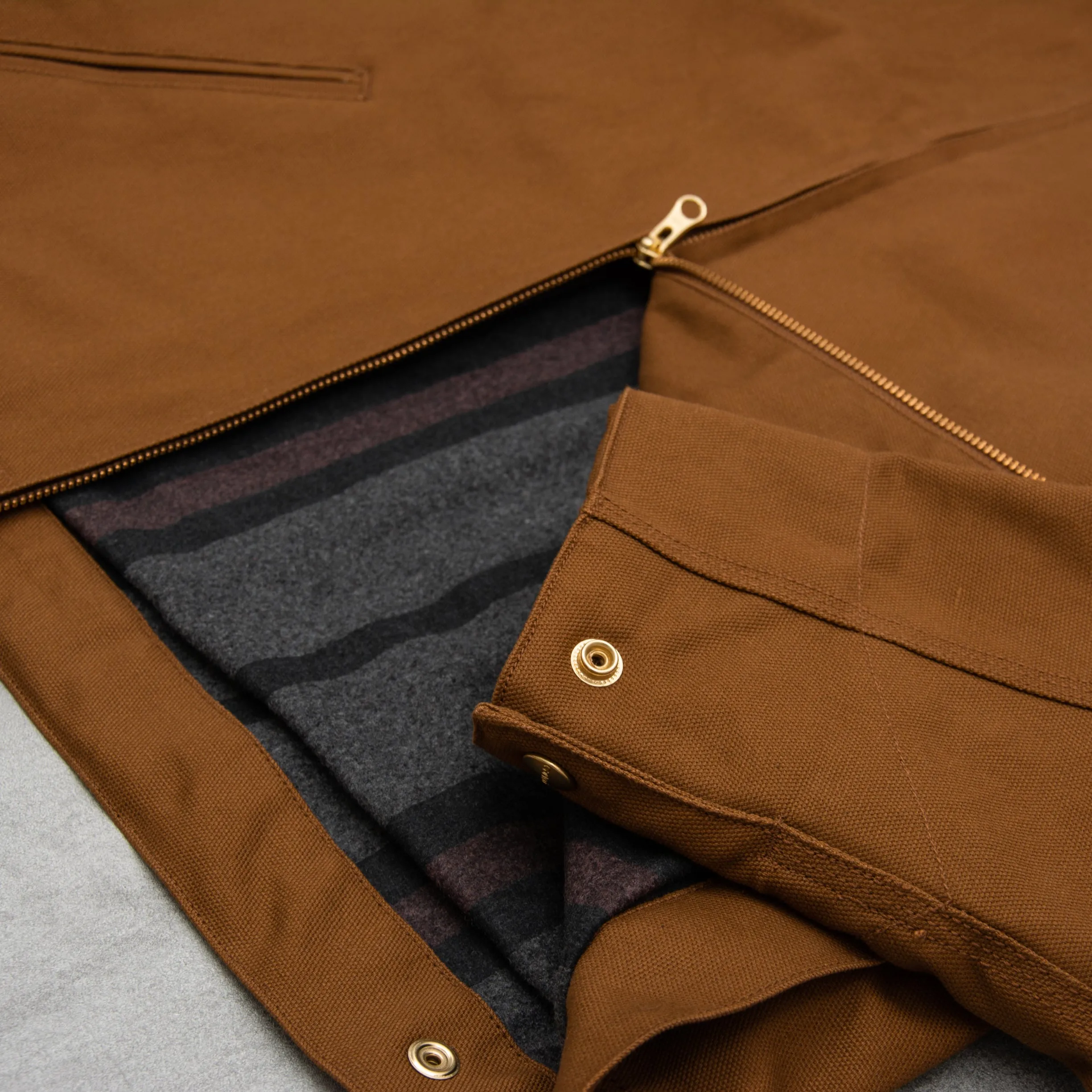 Carhartt WIP Detroit Jacket - Hamilton Brown Rigid