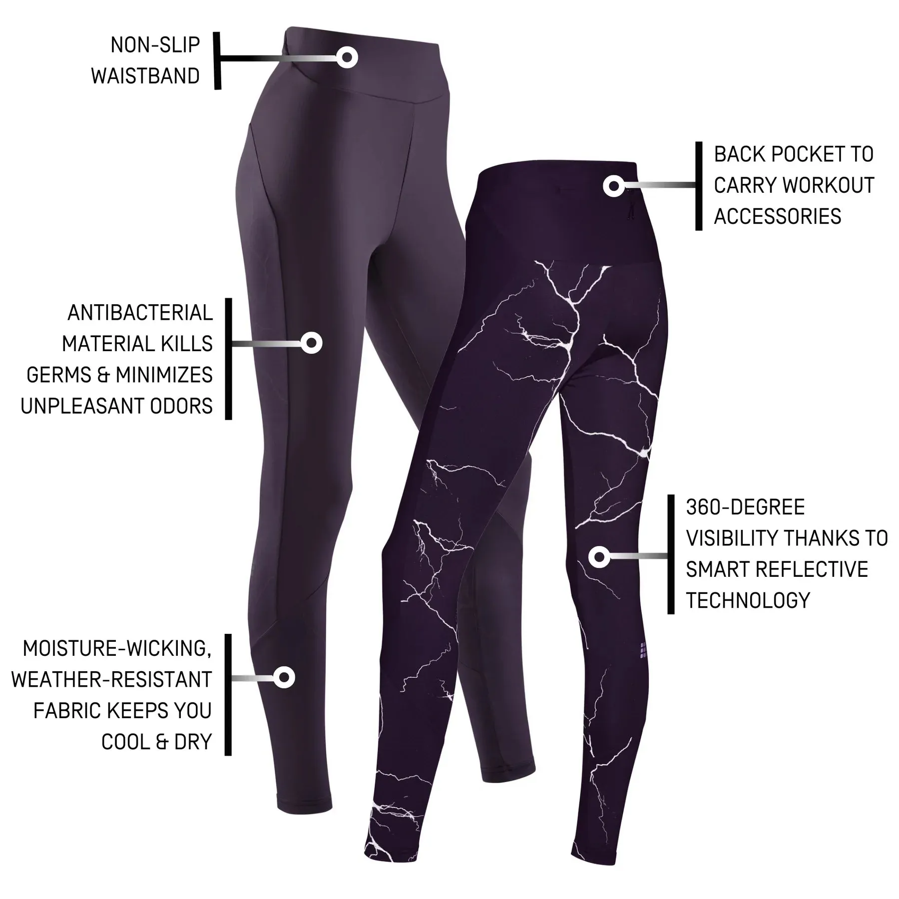 CEP | Reflective Tights | Women's | Purple