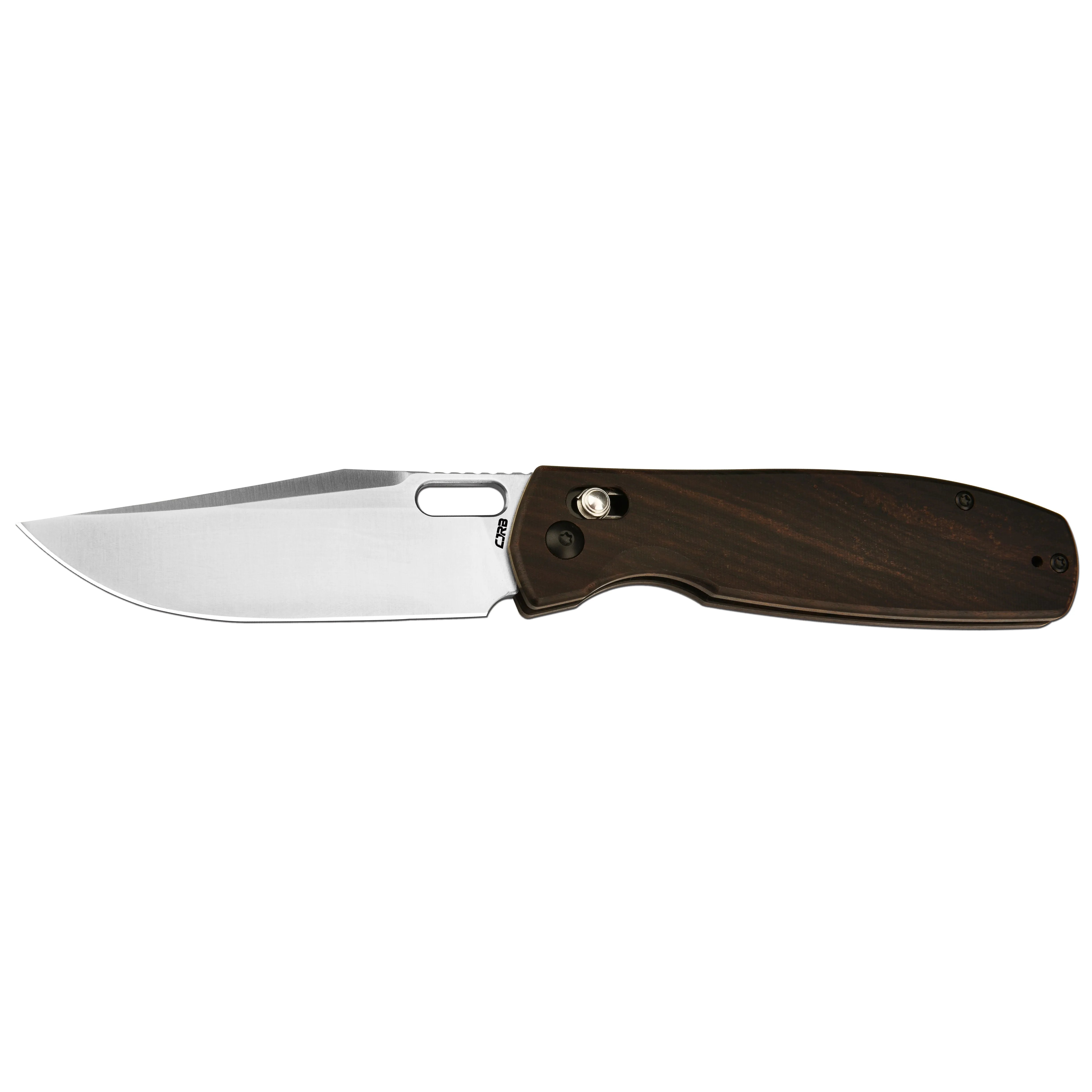 CJRB Prado J1936 AR-RPM9 Steel Blade Wood Handle Crossbar Lock Folding Knives