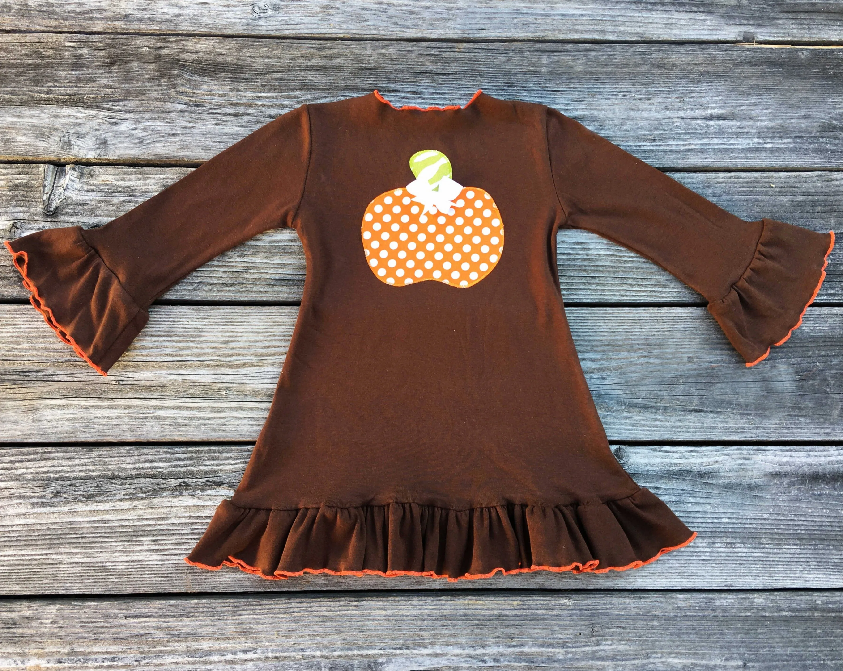 Cocoa Thanksgiving Pumpkin Dress