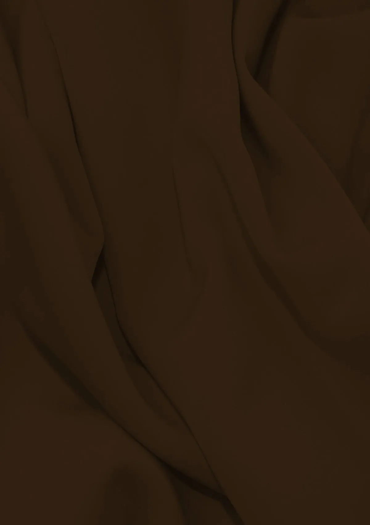 Coffee Brown 60" (150cms) Sienna Crepe Plain Dyed Luxury Soft Feel Fabric Dress/craft/fashion