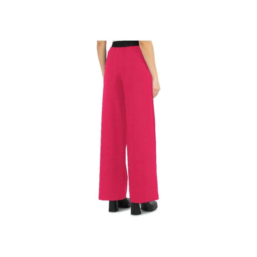 Comme Des Fuckdown Fuchsia Polyester Jeans & Pant