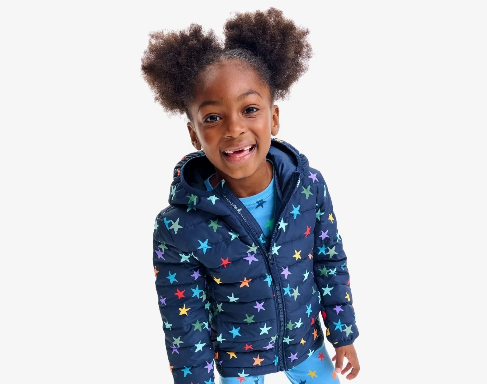 Confetti Stars Lightweight Puffer Jacket