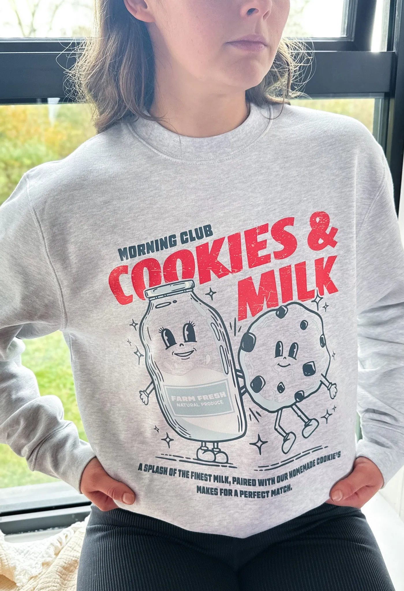 Cookies & Milk Organic Cotton Sweatshirt