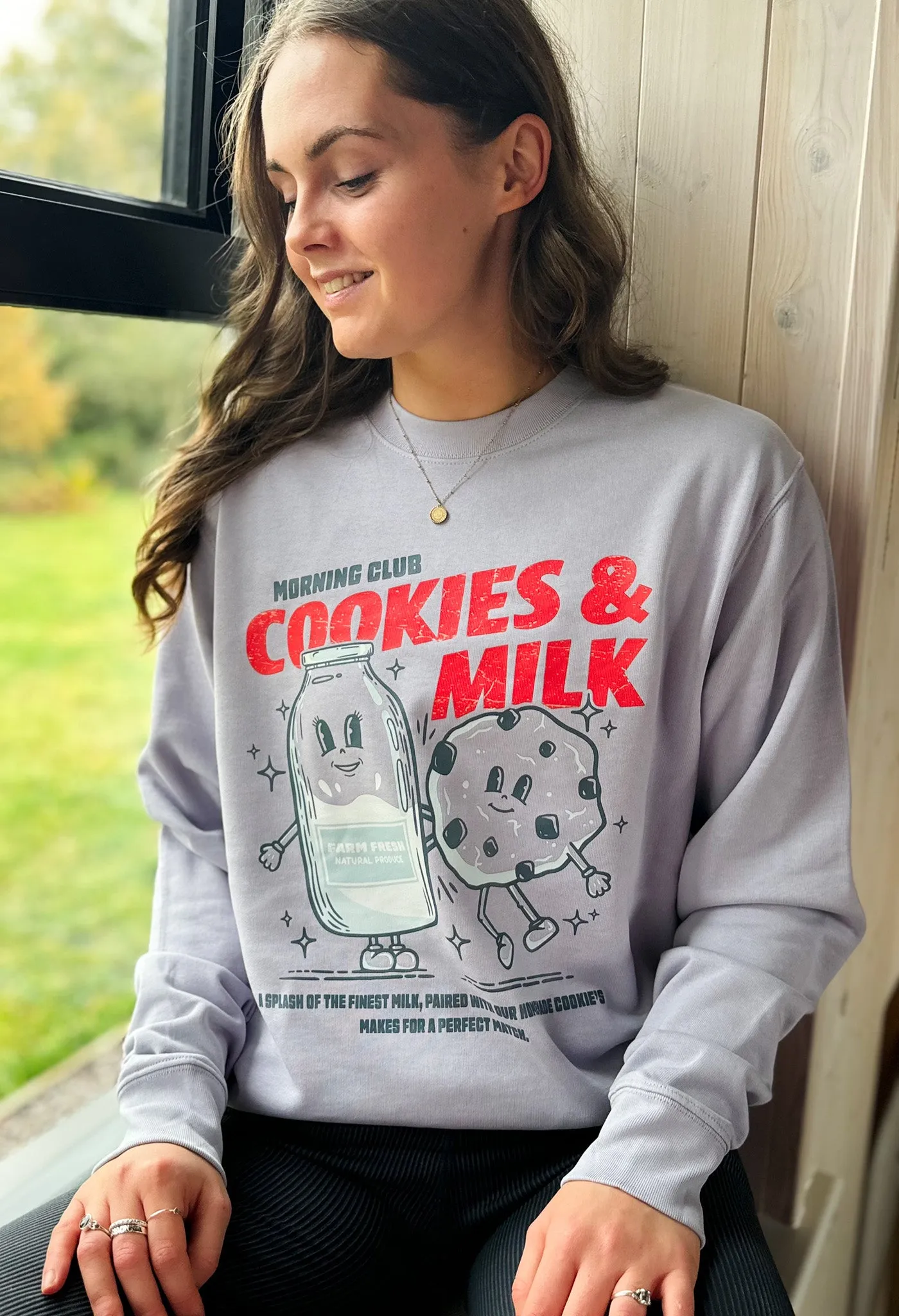 Cookies & Milk Organic Cotton Sweatshirt