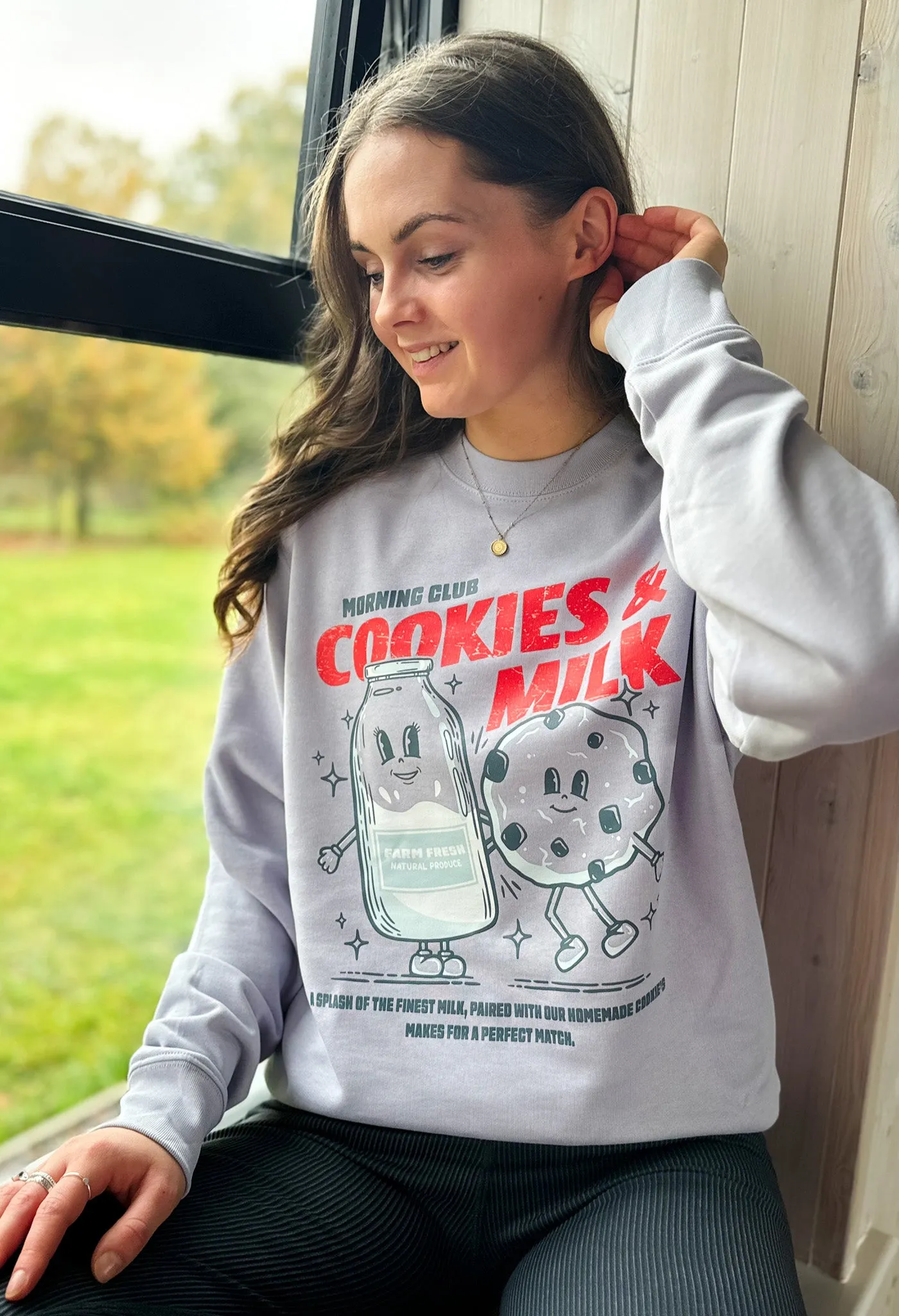 Cookies & Milk Organic Cotton Sweatshirt