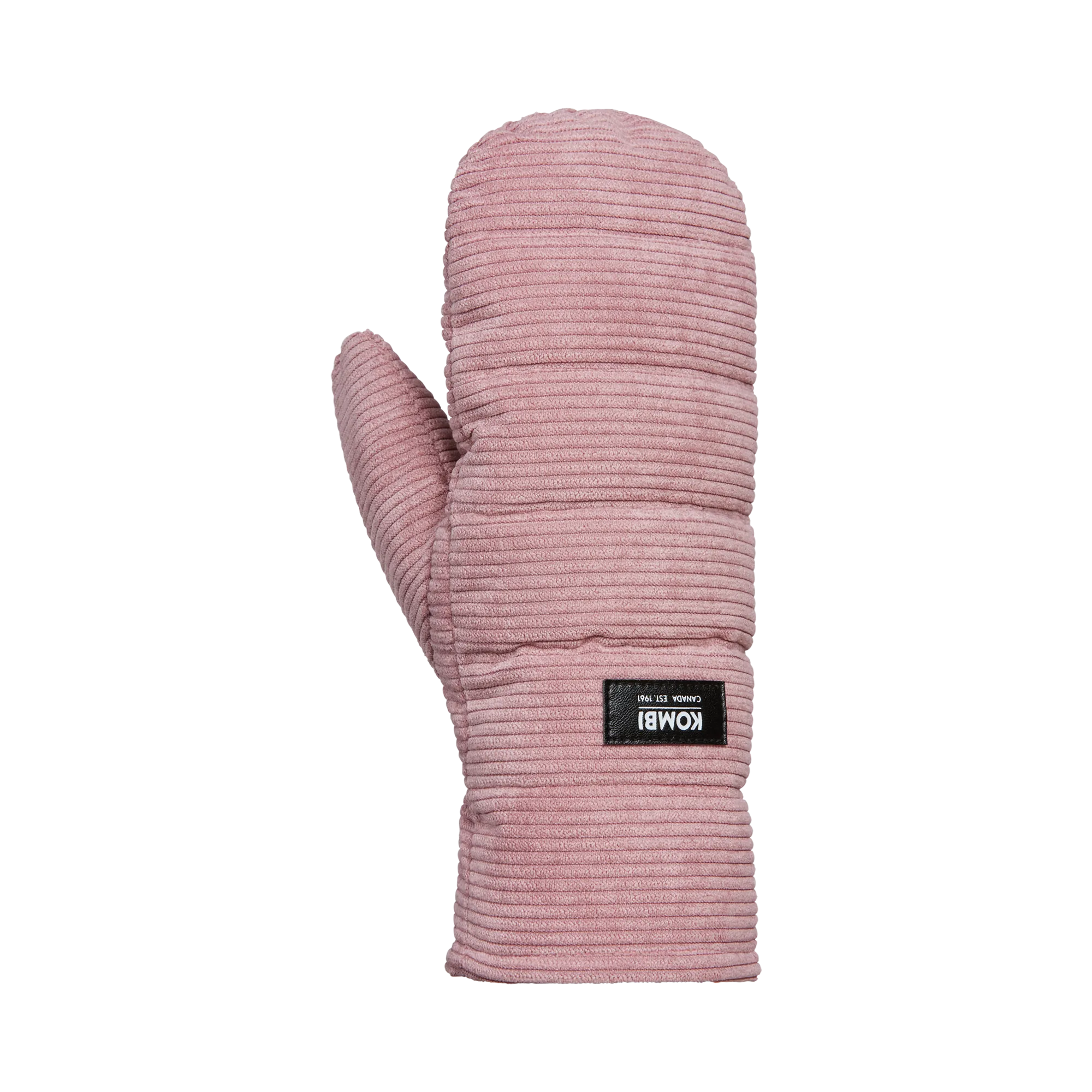 Corduroy Insulated Mittens - Women