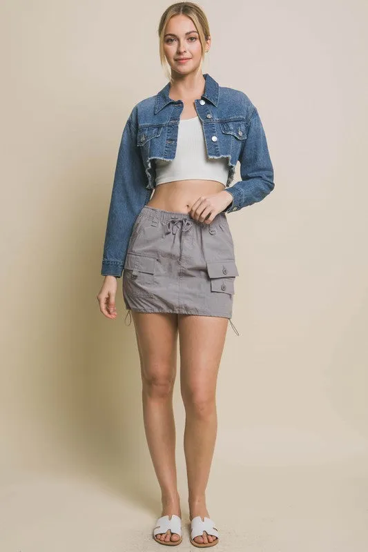 Cropped Denim Jacket