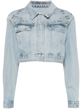 Crystal Embellished Denim Jacket