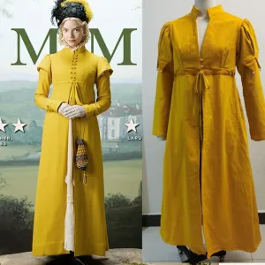 Custom Made Period Drama Inspired Regency Trench Coat Jacket