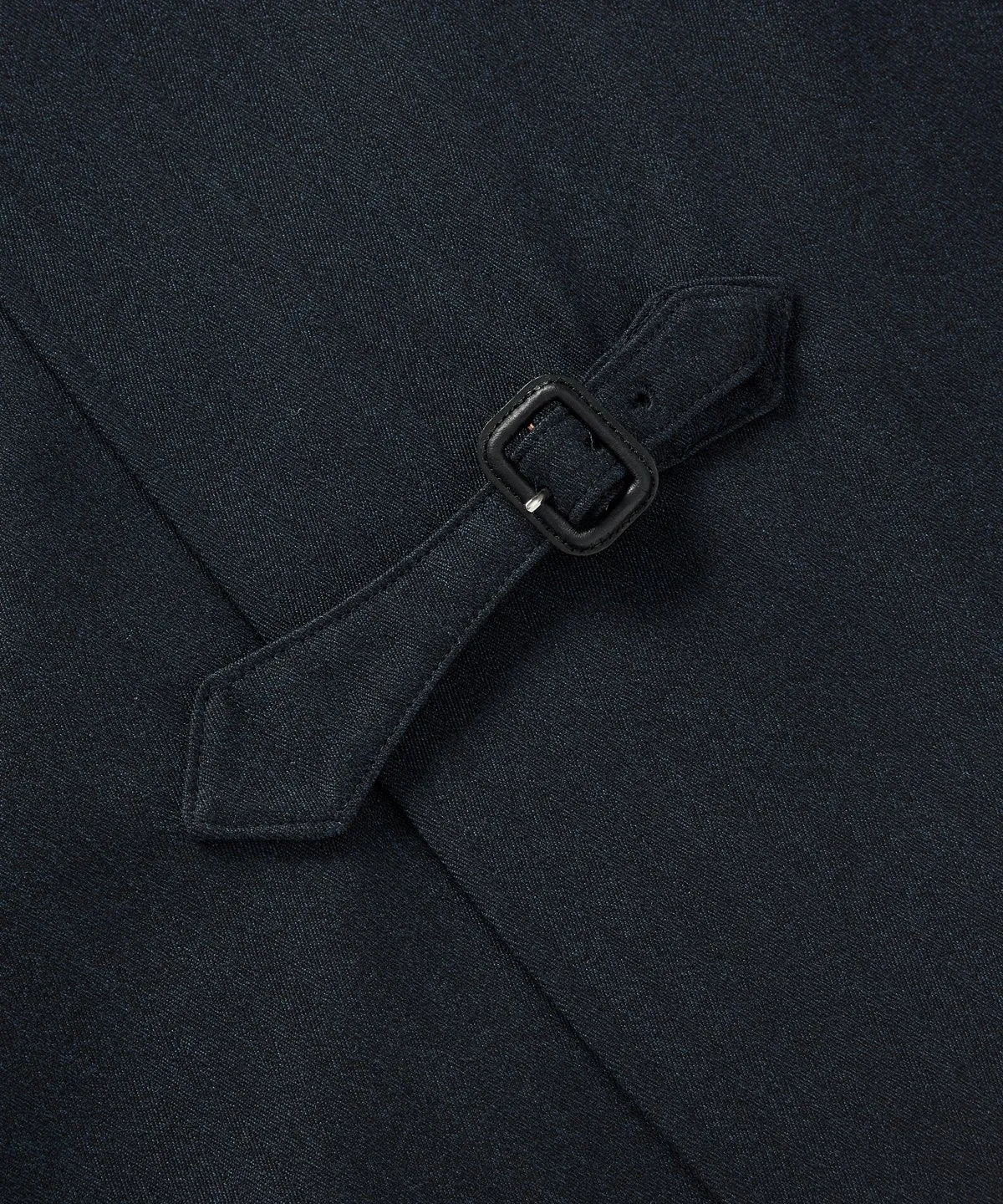 Despatch Riders Coat Virgin Wool Herringbone in Navy