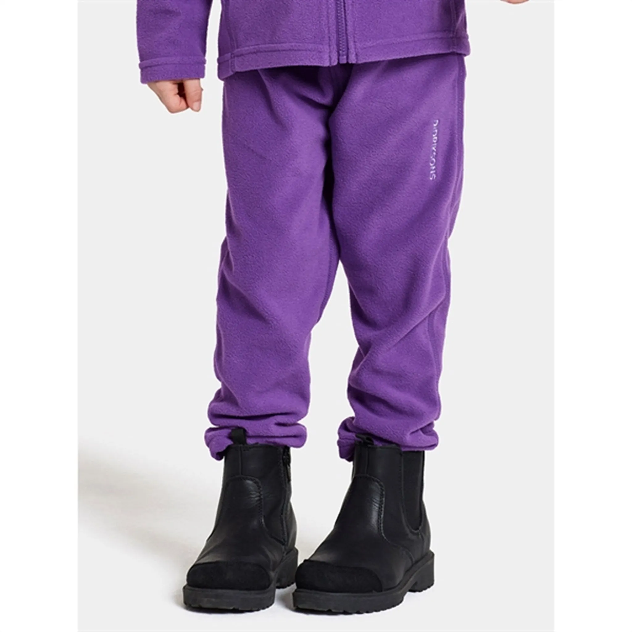 Didriksons Disco Purple Monte Kids Fleece Pants