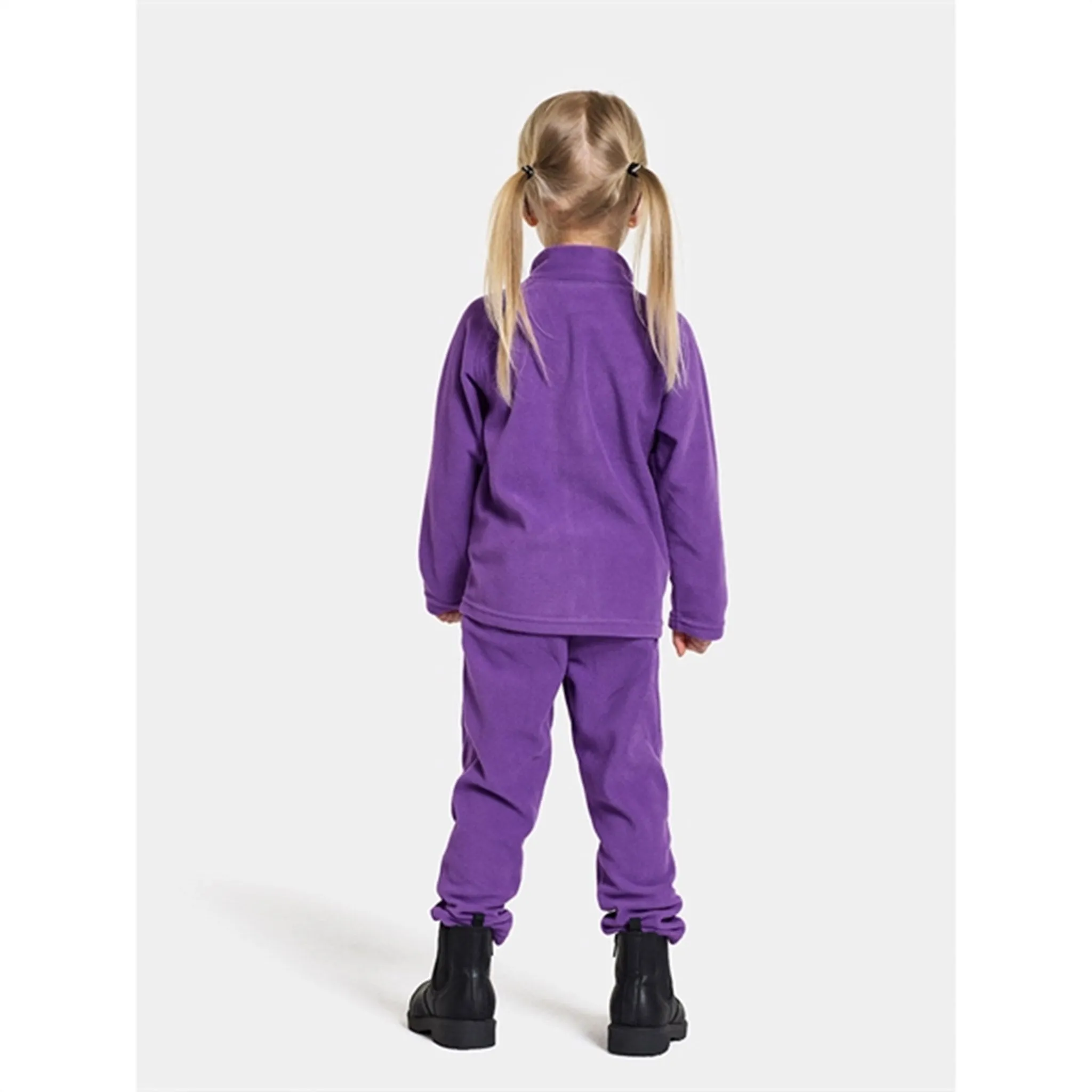 Didriksons Disco Purple Monte Kids Fleece Pants