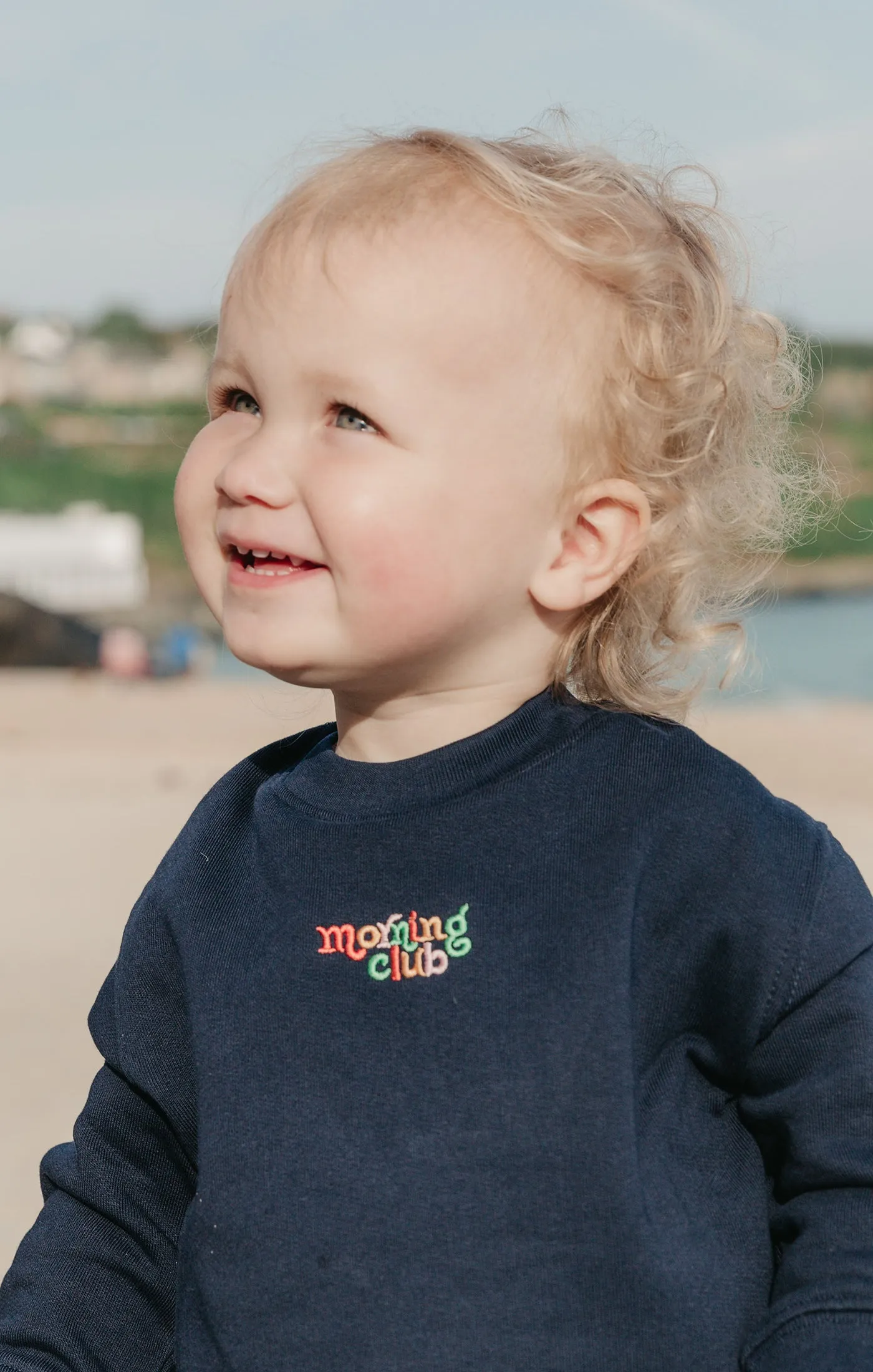 Essential Embroidered Organic Cotton Childrens Sweatshirt