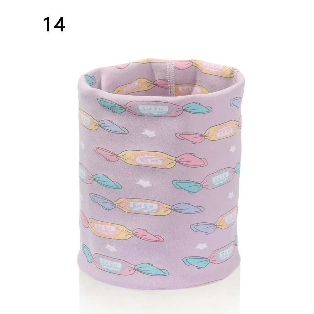 Fashion Candy Color Baby Scarf Shawl Autumn Spring Children Cotton Scarf Neckerchief Snood Collar O Ring Boy Girl Scarf