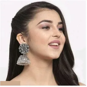 Fashionable Princess Charming Alloy Jhumki Earrings