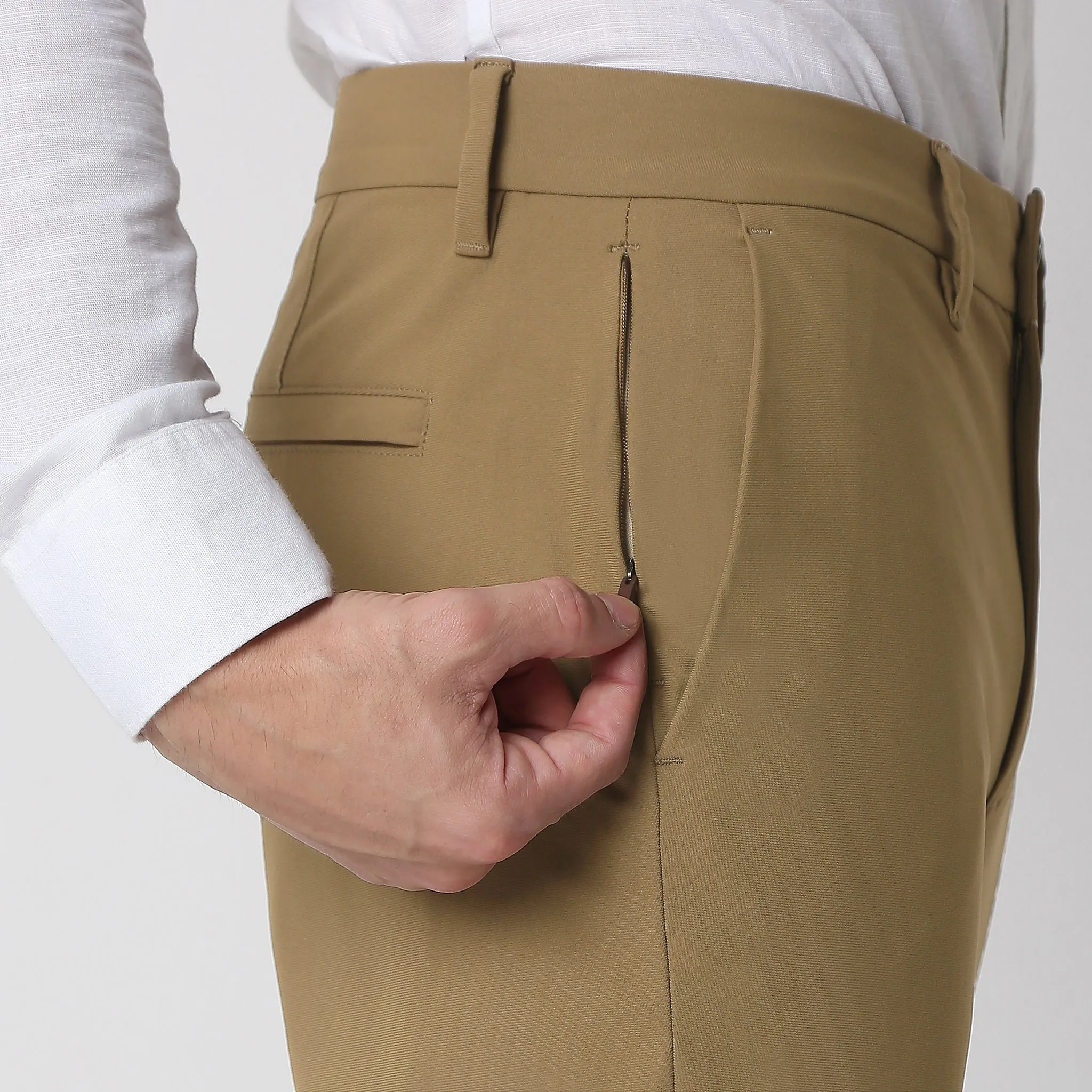 FluidX™ Pants - Wrinkle Free 4-way Stretch made with exclusive CIEM®- Mid Rise