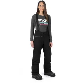 FXR Vertical Pro Insulated Softshell Snowmobile Pants Black