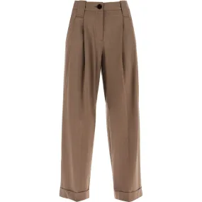 Ganni "flowy trousers with two ple