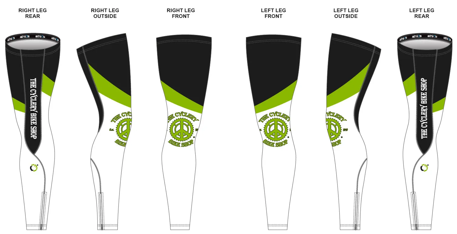 Green Chase Leg Warmer - The Cyclery Bike Shop