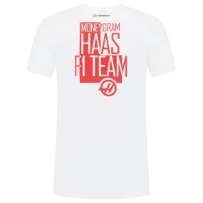 Haas Racing F1 Color Block T-Shirt - White