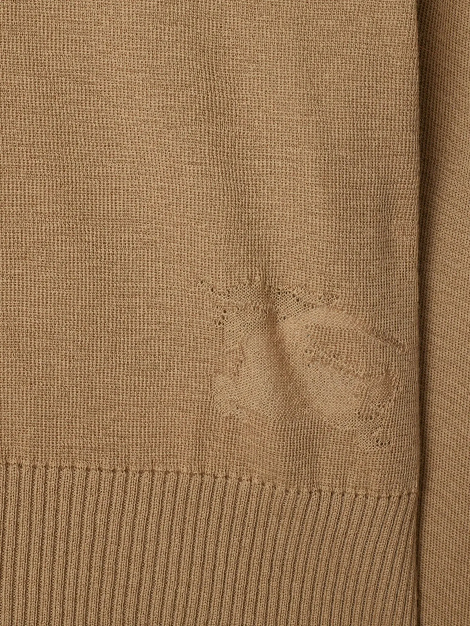 high-neck wool jumper