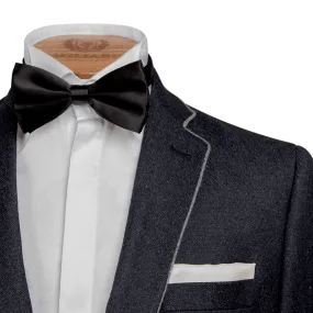 Indigo Diamond Weave Dinner Jacket