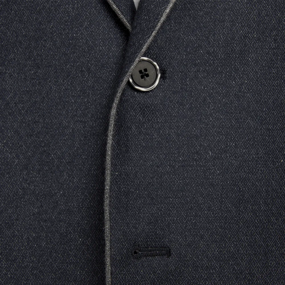 Indigo Diamond Weave Dinner Jacket