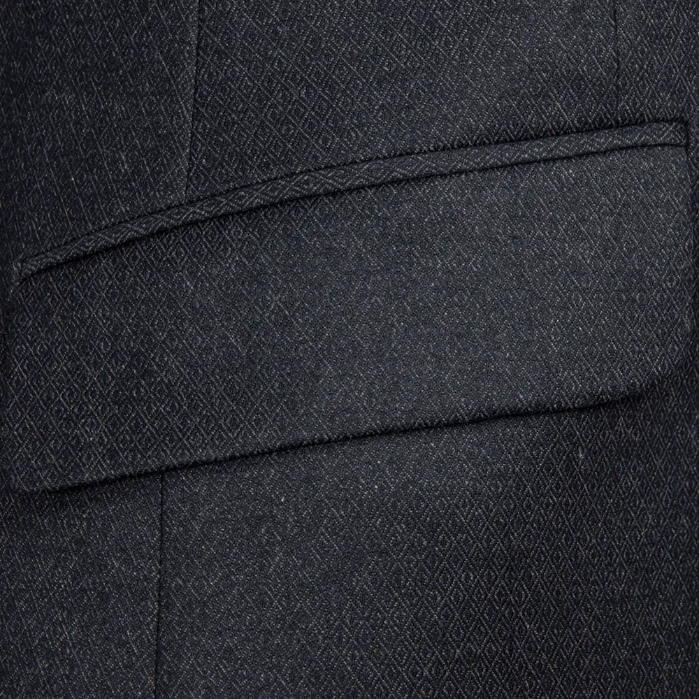 Indigo Diamond Weave Dinner Jacket